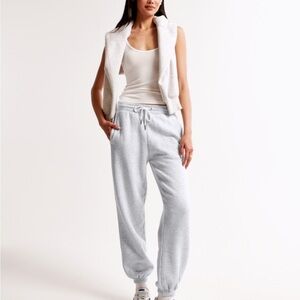 Abercrombie & Fitch Light Gray Joggers